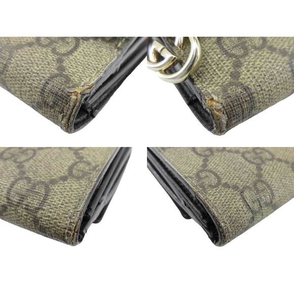 Gucci GG Supreme W Hook Long Wallet Beige - Picture 6 of 6